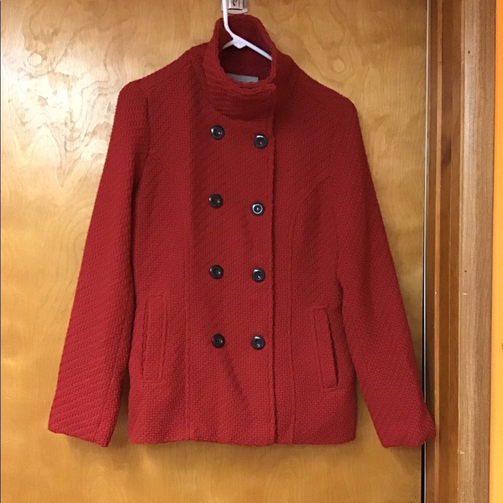 VALERIE STEVENS  lady’s coat  sz M COLOR- red